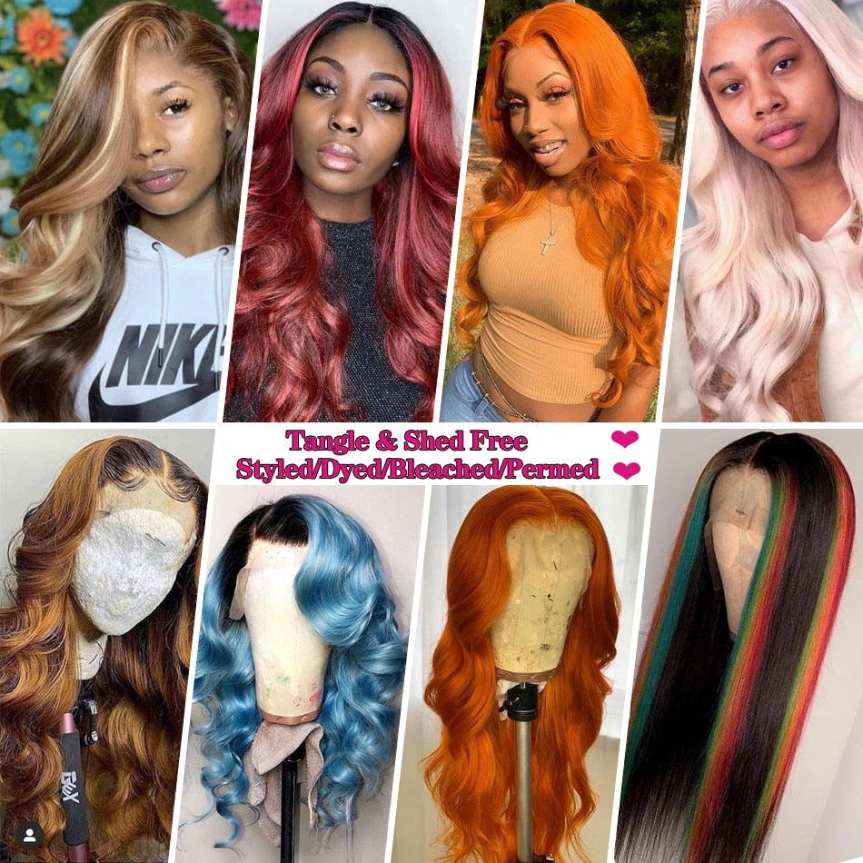 Lace Frontal Pre-Plucked Human Hair Wigs