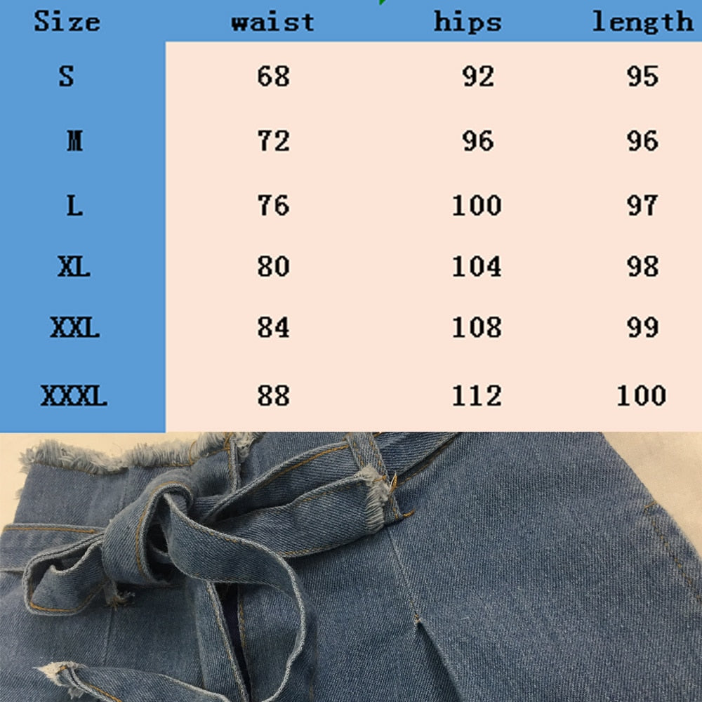 Women High Waist Jeans