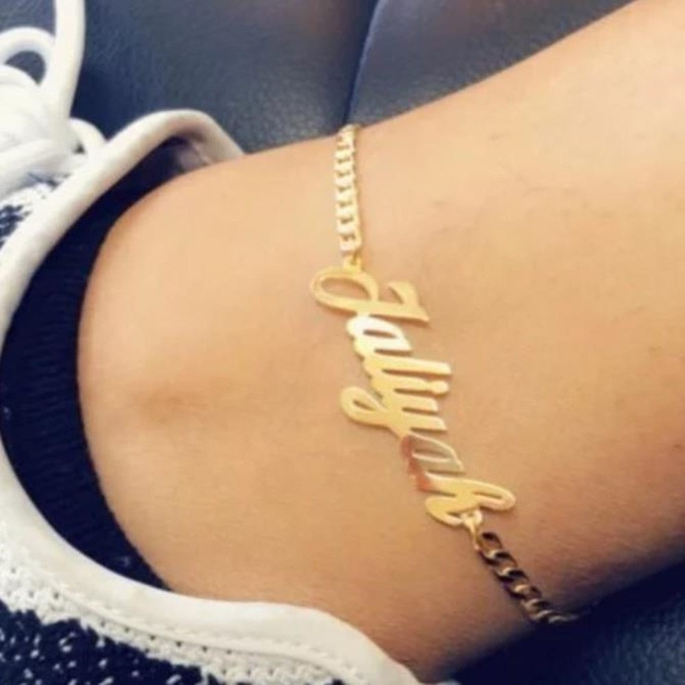 Custom Name Anklet