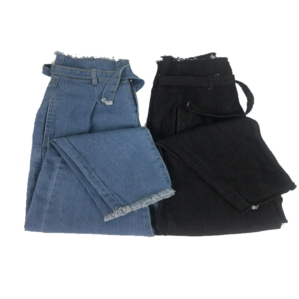 Women High Waist Jeans