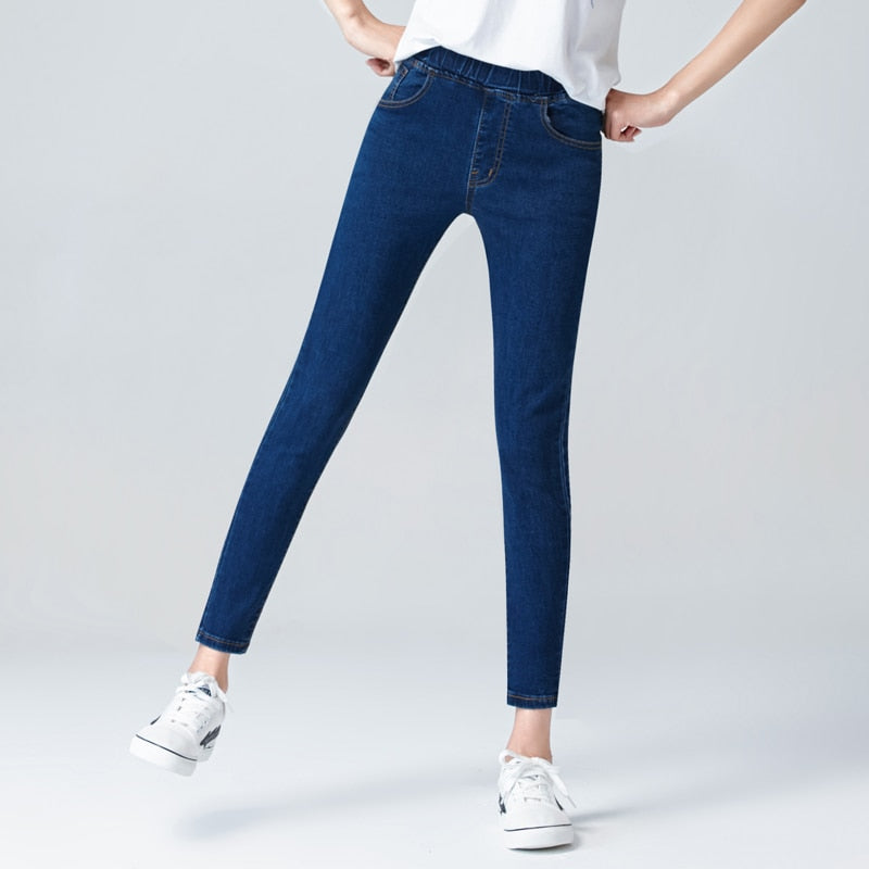 Women's High Waist Skinny Jeans