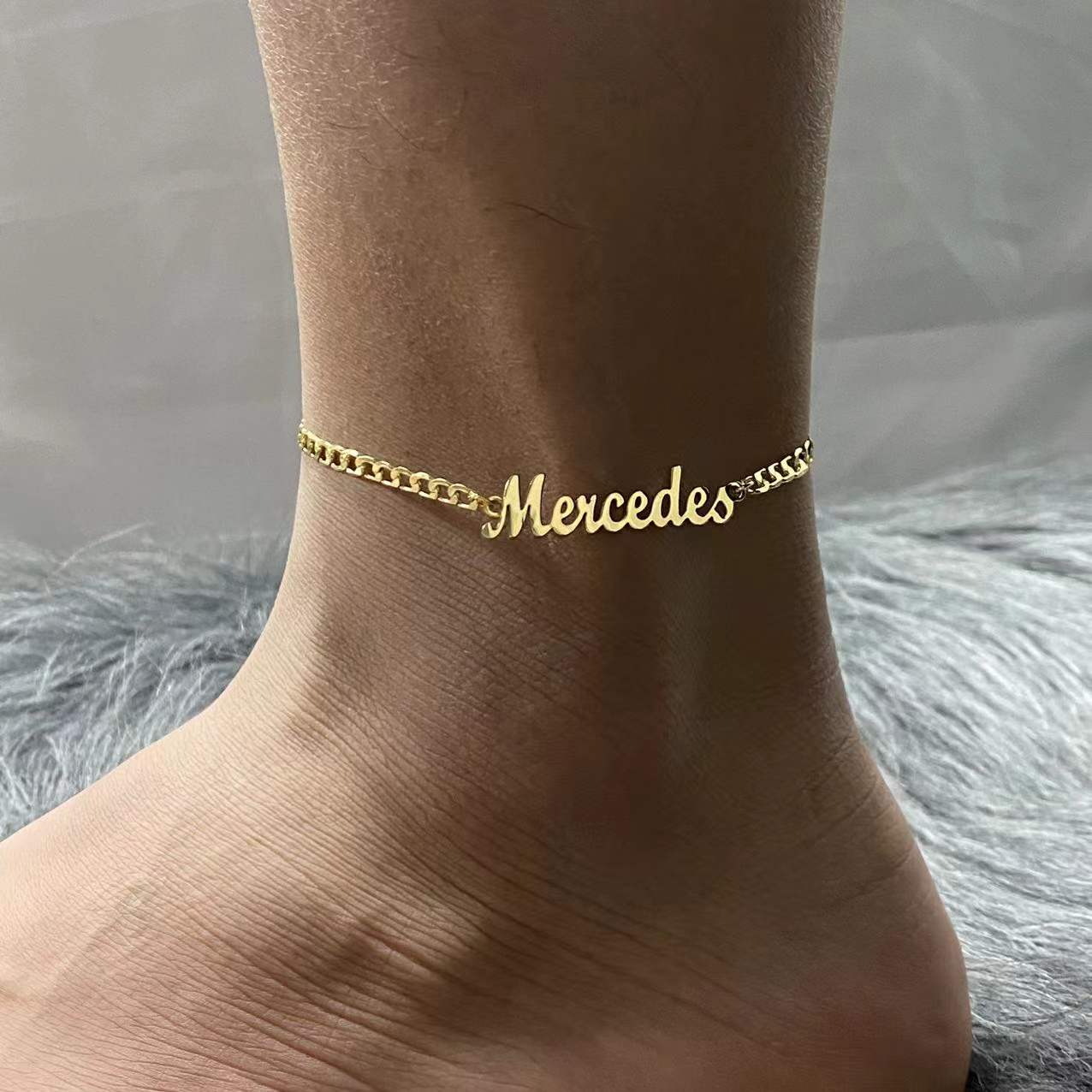 Custom Name Anklet