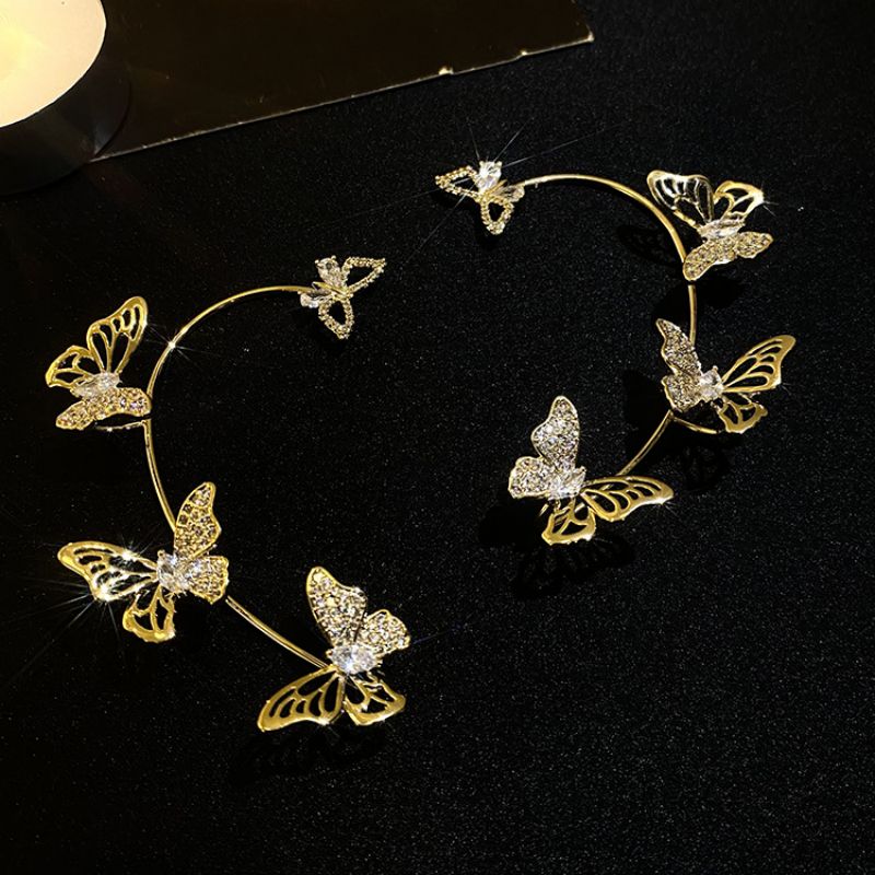 Butterfly Snowflake Ear clip