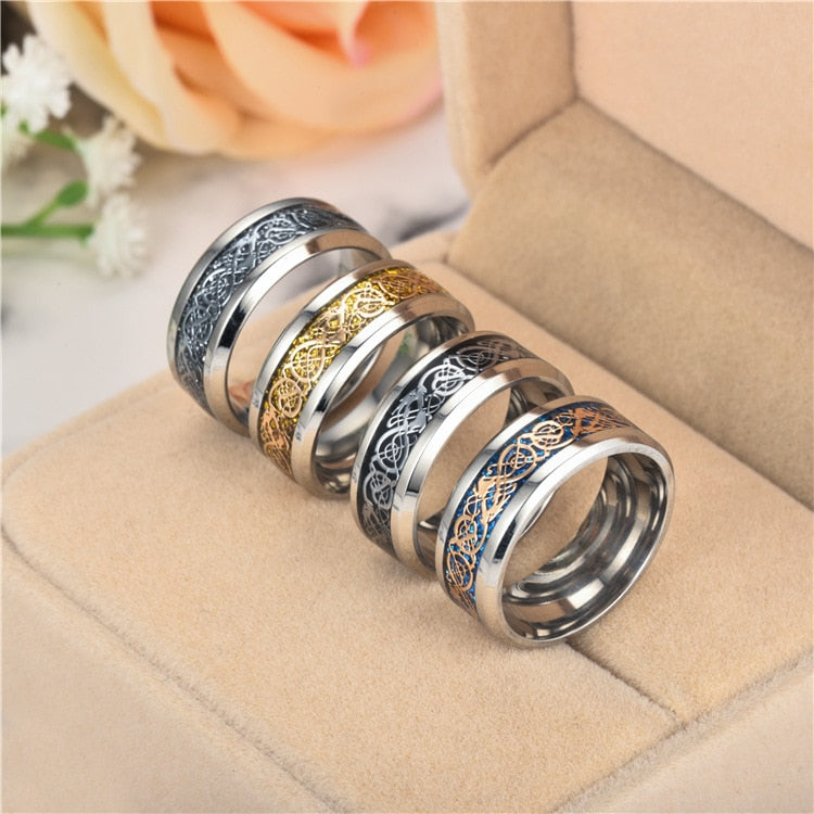 Dragon Ring Stainless Steel Jewelry