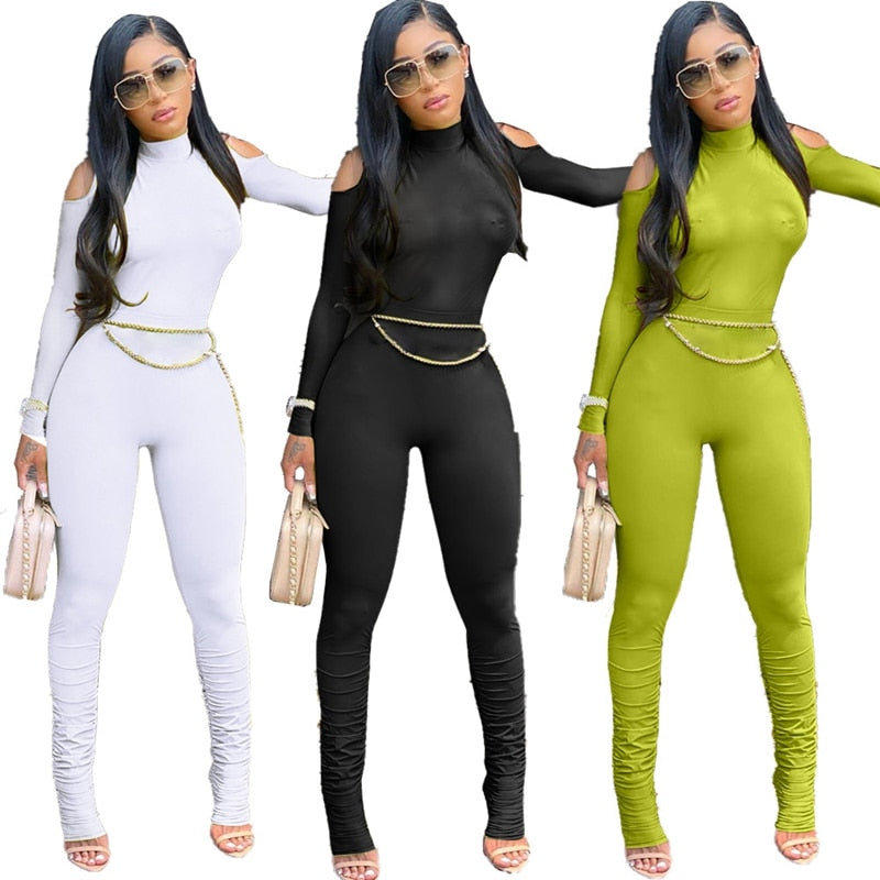 Bandage Bodycon 1- Piece Jumpsuit