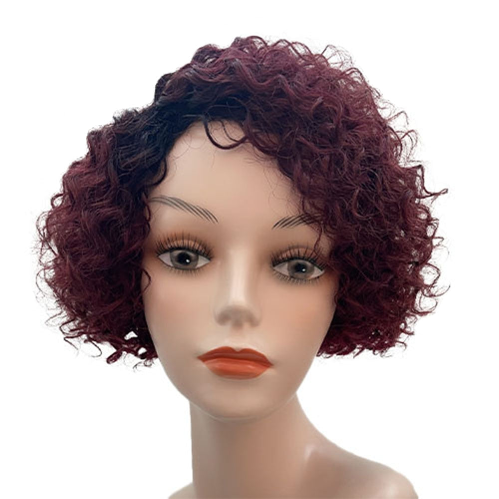 Short Kinky Curly Brazilian Human Hair