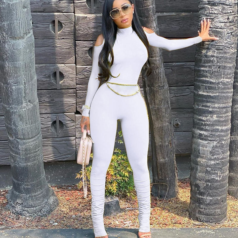 Bandage Bodycon 1- Piece Jumpsuit