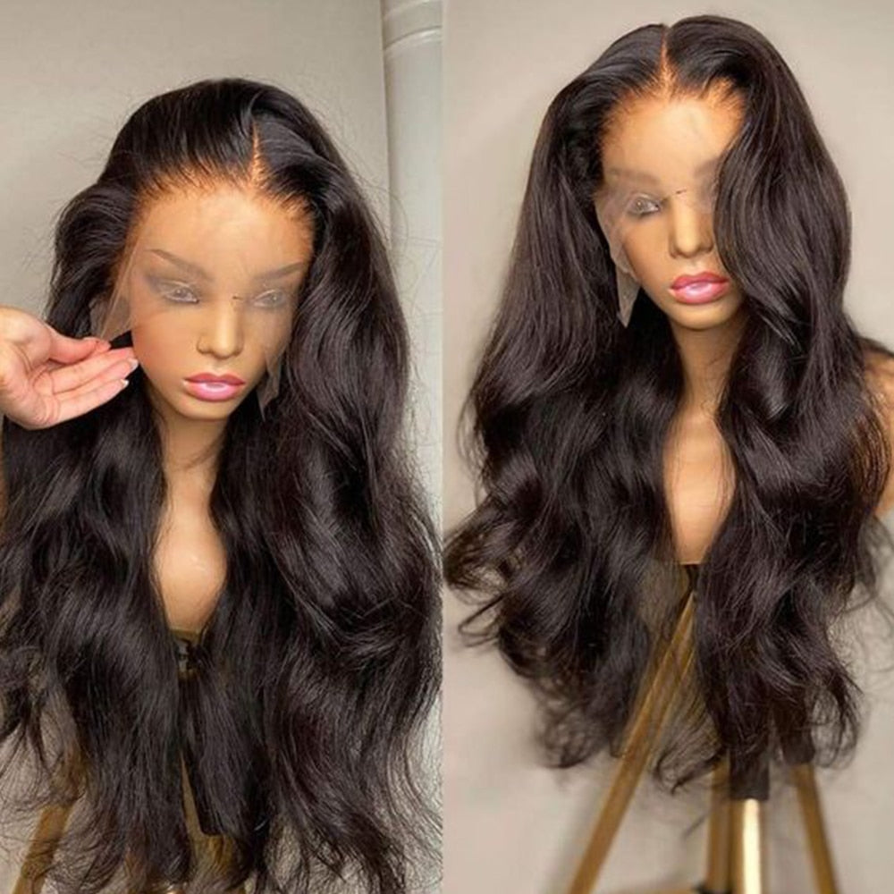 Body Wave Lace Front Pre-Plucked Human Hair Wigs