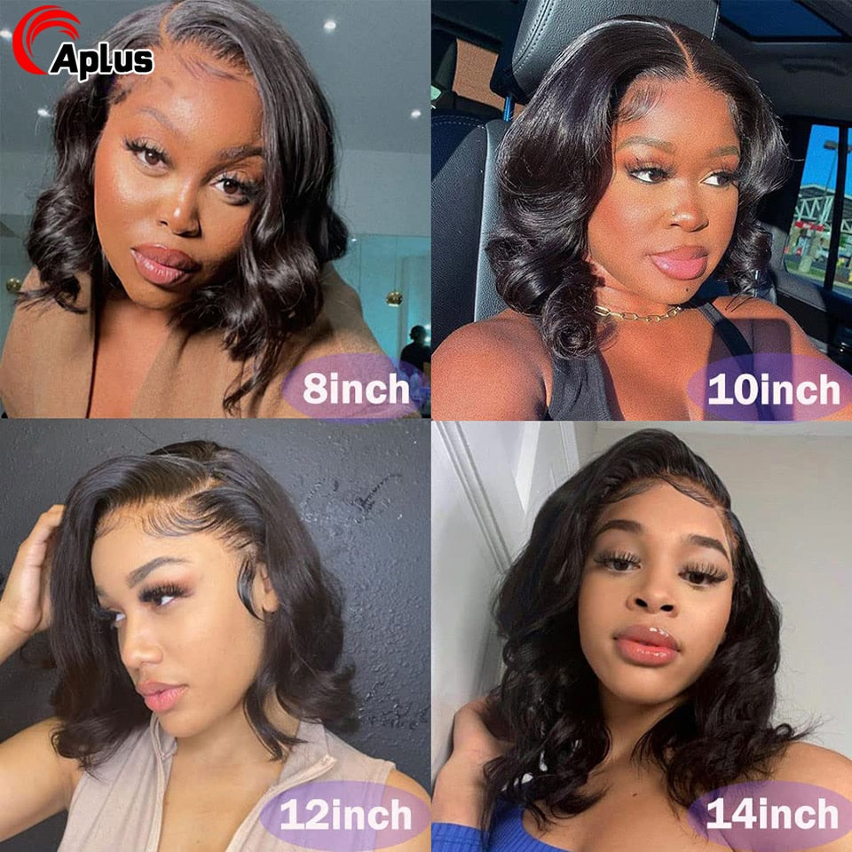 Body Wave Lace Front Pre-Plucked Human Hair Wigs