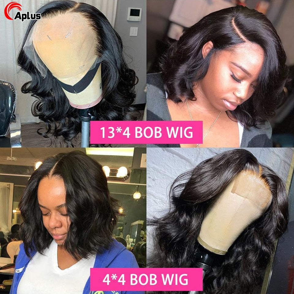 Body Wave Lace Front Pre-Plucked Human Hair Wigs