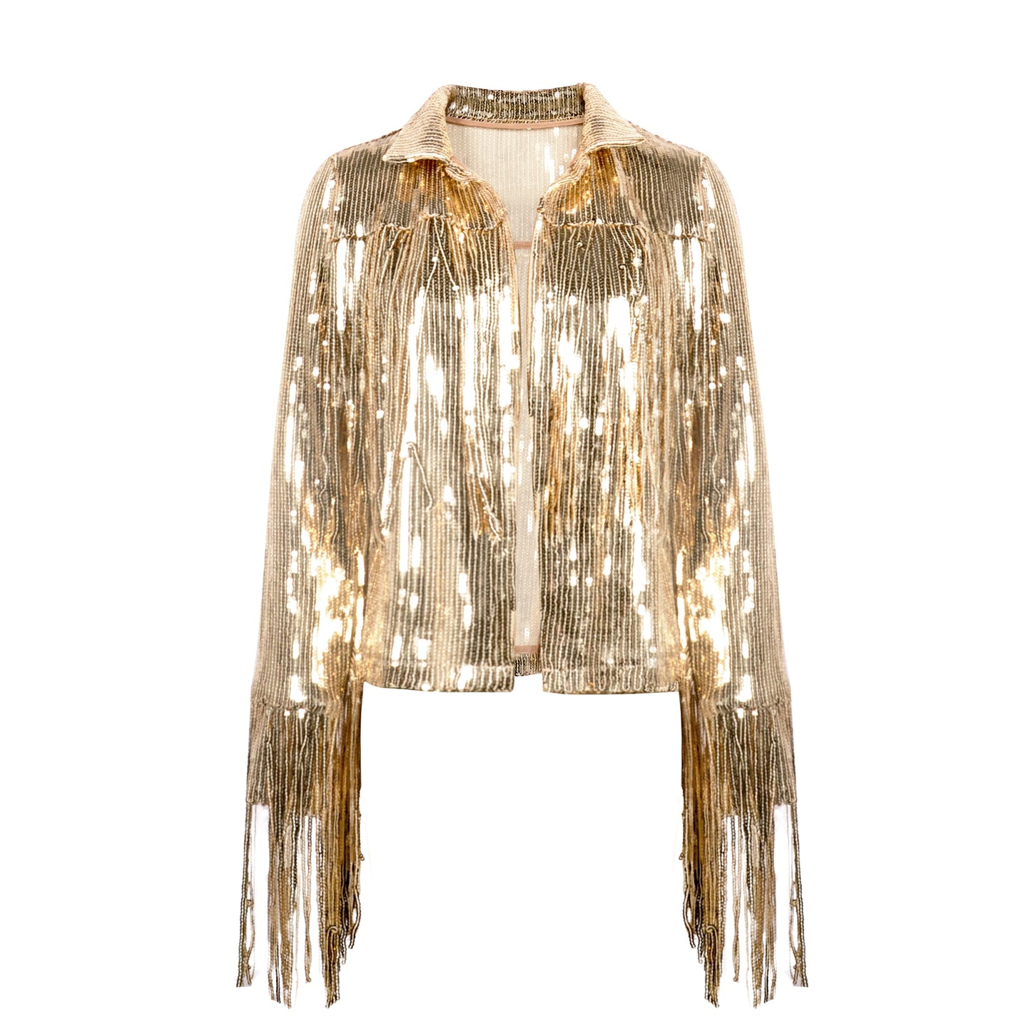 Women's Tassel Sequin Jacket