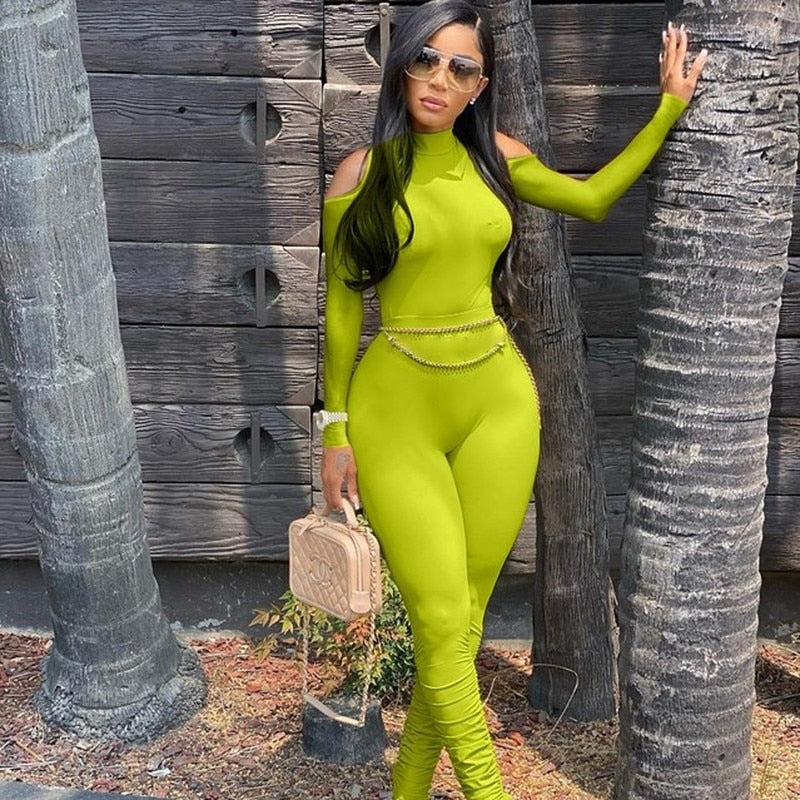 Bandage Bodycon 1- Piece Jumpsuit