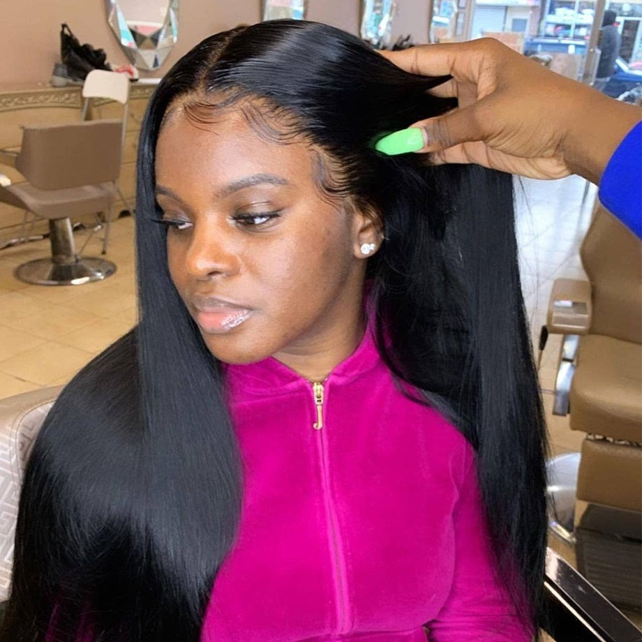 Lace Frontal Pre-Plucked Human Hair Wigs