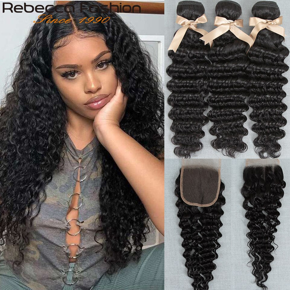 Brazilian Deep Wave Human Hair Bundles