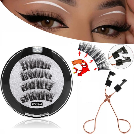 Reuseable 3D magnetic eyelashes