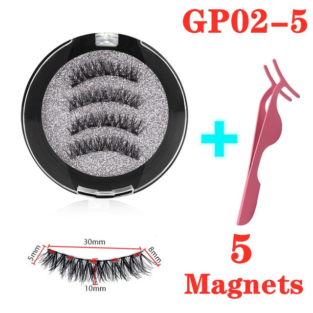 Reuseable 3D magnetic eyelashes