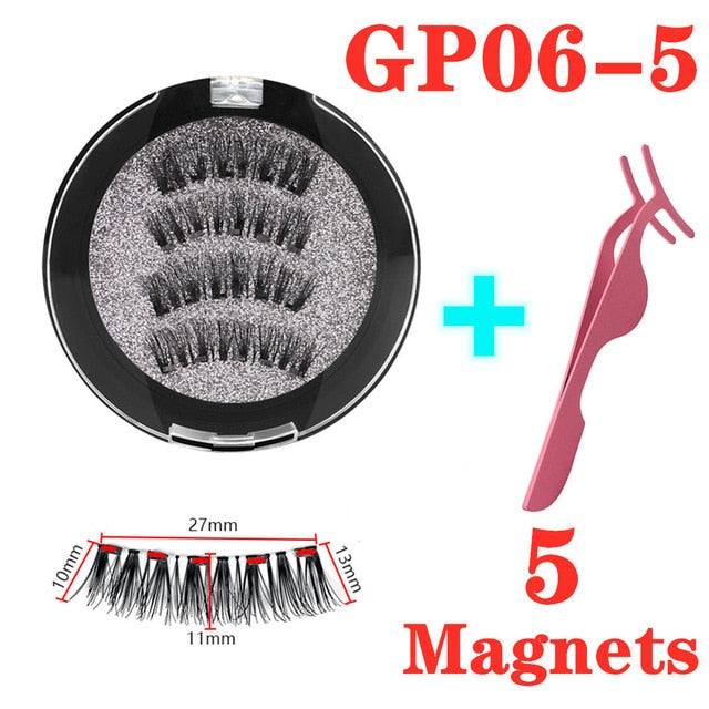 Reuseable 3D magnetic eyelashes