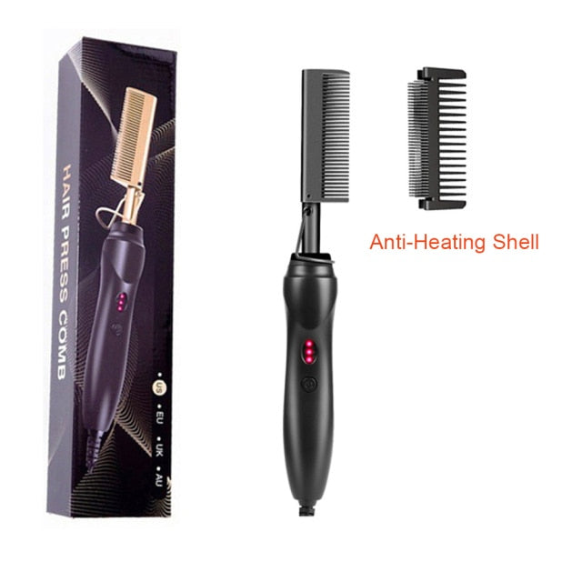 Professional Electric Flat Iron and Brush Curler