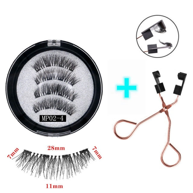 Reuseable 3D magnetic eyelashes