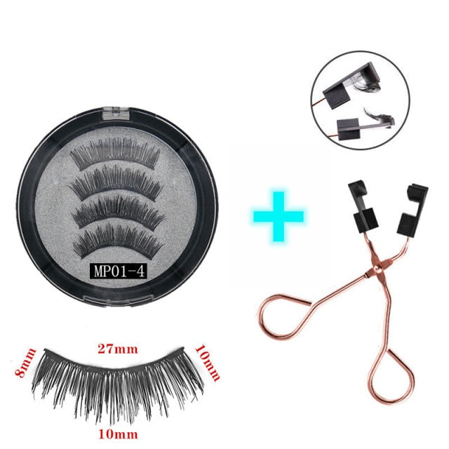 Reuseable 3D magnetic eyelashes