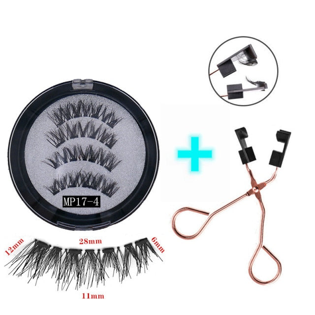 Reuseable 3D magnetic eyelashes