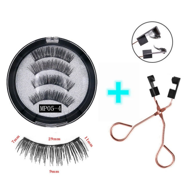 Reuseable 3D magnetic eyelashes