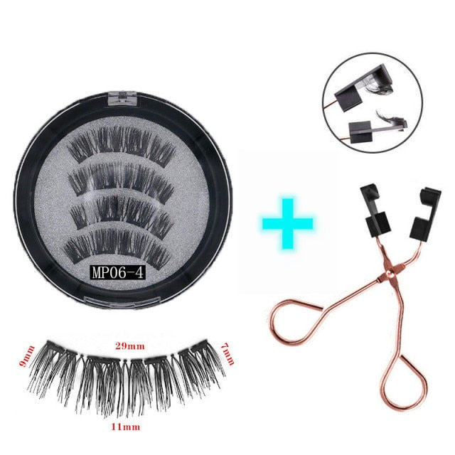 Reuseable 3D magnetic eyelashes