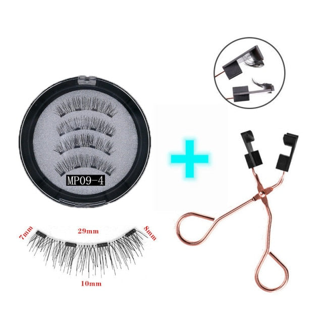 Reuseable 3D magnetic eyelashes