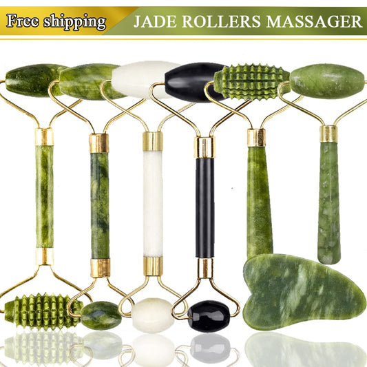 Jade Stone Facial Massage Roller