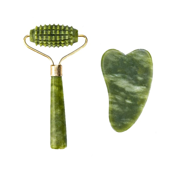 Jade Stone Facial Massage Roller