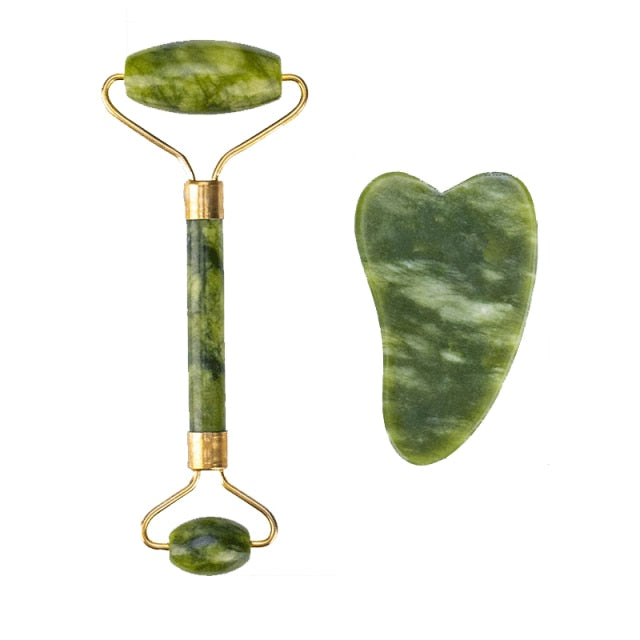 Jade Stone Facial Massage Roller