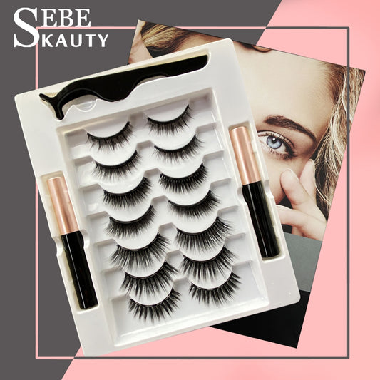 Magnetic Eyelashes Set Full Strip Natural Cilia Eye Lashes