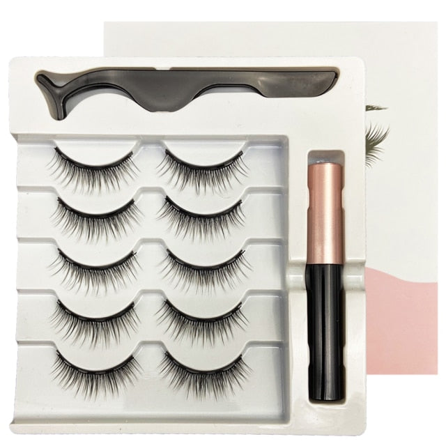 Magnetic Eyelashes Set Full Strip Natural Cilia Eye Lashes