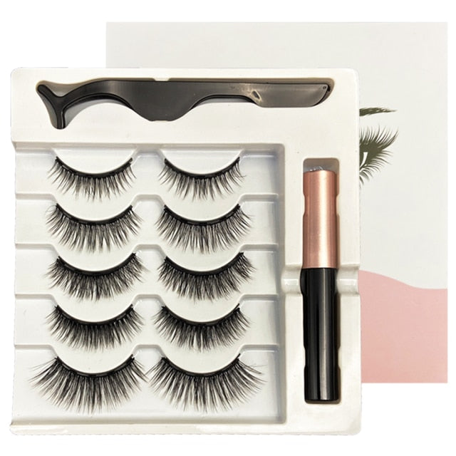 Magnetic Eyelashes Set Full Strip Natural Cilia Eye Lashes