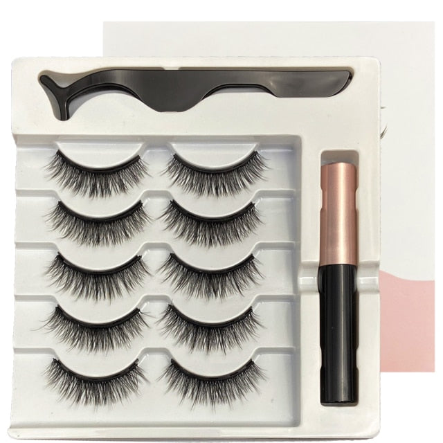 Magnetic Eyelashes Set Full Strip Natural Cilia Eye Lashes