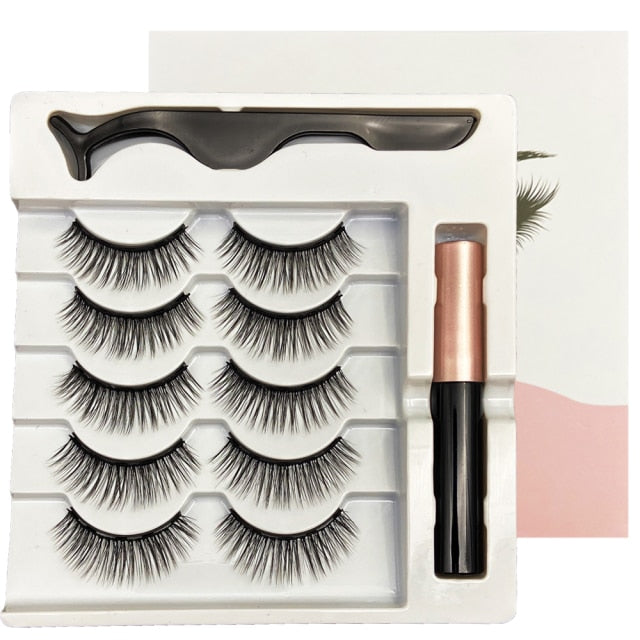 Magnetic Eyelashes Set Full Strip Natural Cilia Eye Lashes