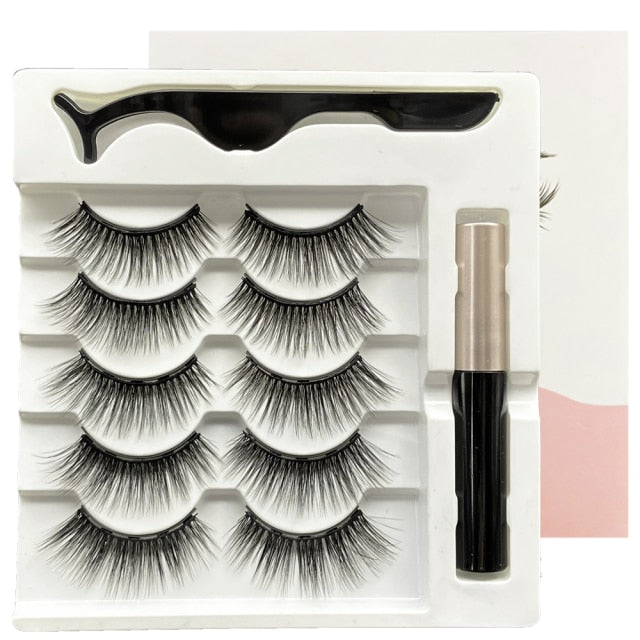 Magnetic Eyelashes Set Full Strip Natural Cilia Eye Lashes