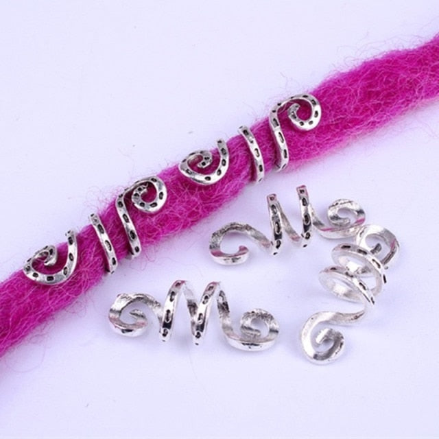 5 Pcs Hair Ring Charms