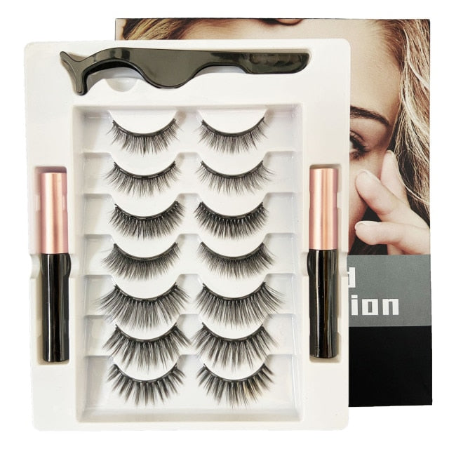 Magnetic Eyelashes Set Full Strip Natural Cilia Eye Lashes