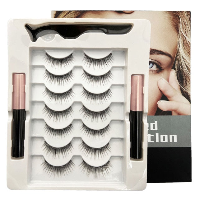 Magnetic Eyelashes Set Full Strip Natural Cilia Eye Lashes