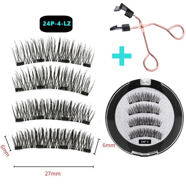 Reuseable 3D magnetic eyelashes