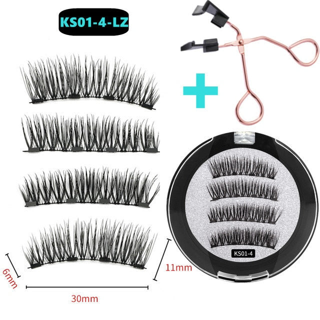 Reuseable 3D magnetic eyelashes