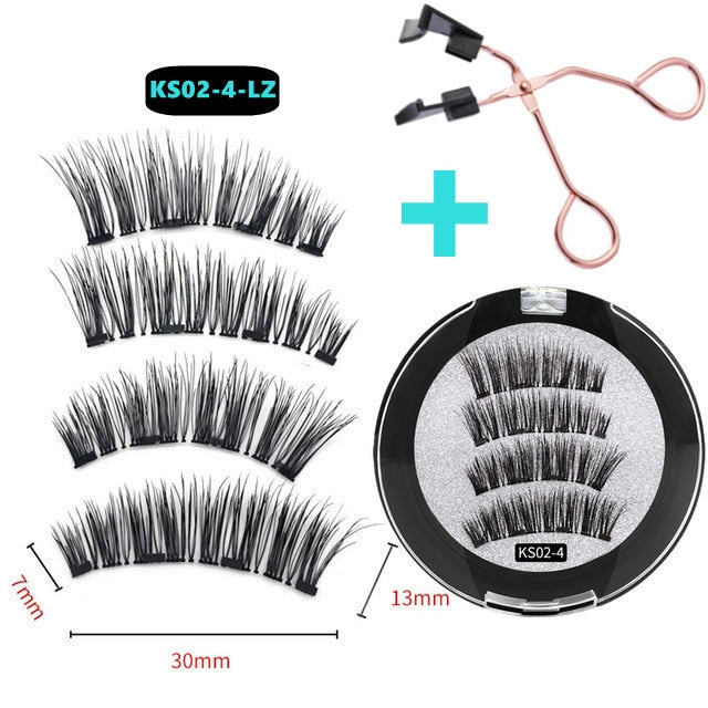 Reuseable 3D magnetic eyelashes