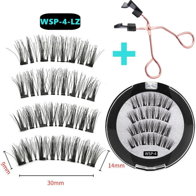 Reuseable 3D magnetic eyelashes