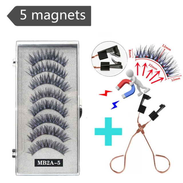 Reuseable 3D magnetic eyelashes