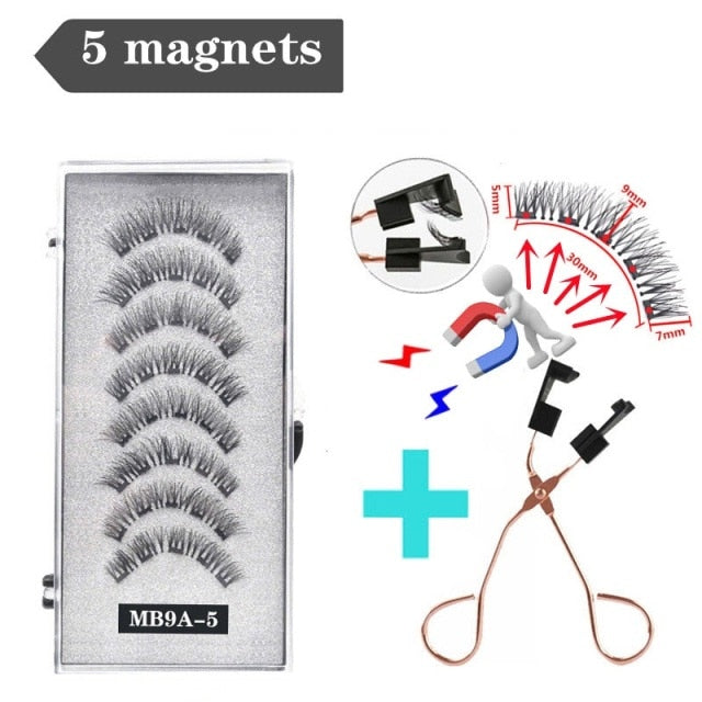 Reuseable 3D magnetic eyelashes