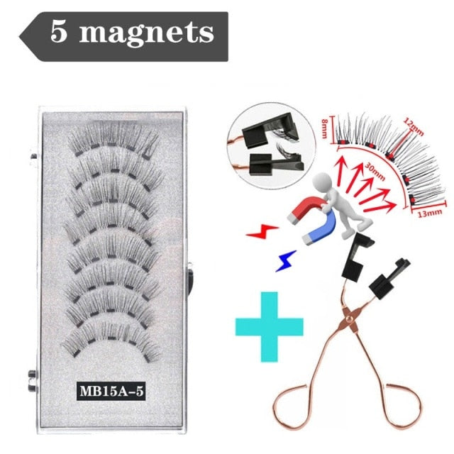 Reuseable 3D magnetic eyelashes