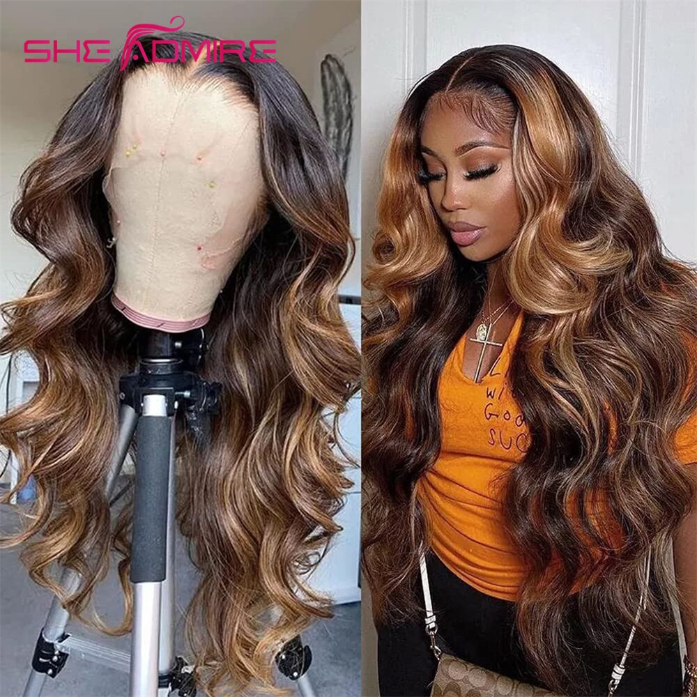 Body Wave Highlight Lace Front Wig