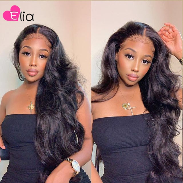 Lace Front Body Wave Pre-Plucked Human Hair Wig