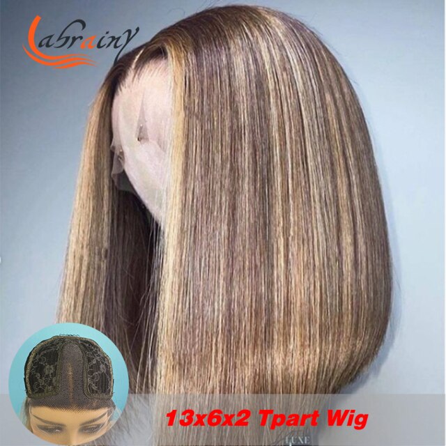 Honey Blonde Lace Frontal Human Hair Wigs